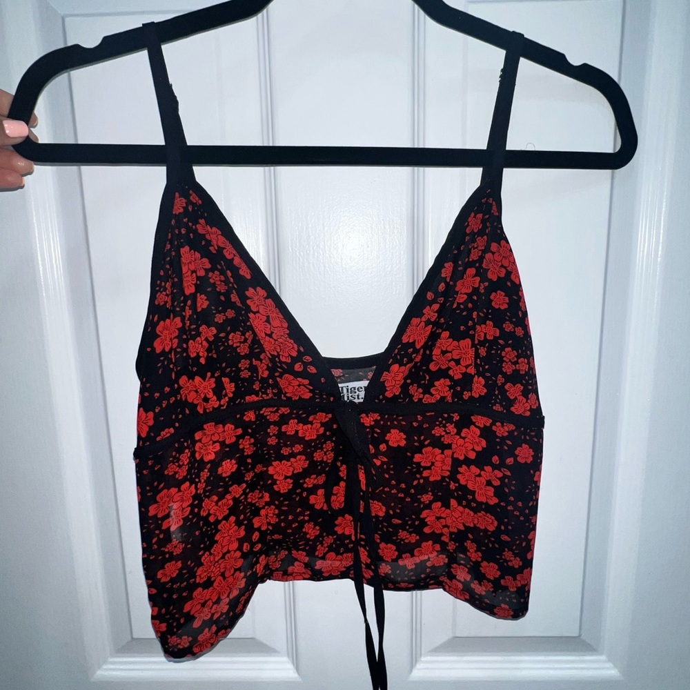 Tigermist crop top